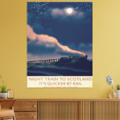 スコットランドへの夜行列車 キャンバスプリント (インサイチュ (リビング))