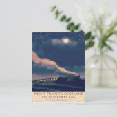 スコットランドへの夜行列車 ポストカード (スタンド正面)
