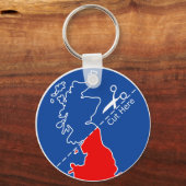 スコットランドをイギリス キーホルダー (正面)