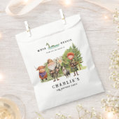 スコットランドをテーマにした誕生日パーティー フェイバーバッグ (クリップ留めされた状態)