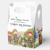 スコットランドをテーマにした誕生日パーティー フェイバーボックス (オープン)