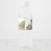 スコットランドをテーマにした誕生日パーティー ペットボトルラベル (裏面)