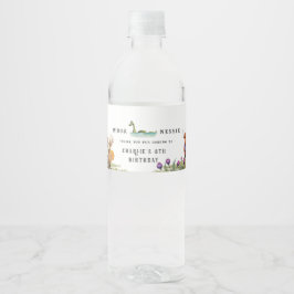 スコットランドをテーマにした誕生日パーティー ペットボトルラベル