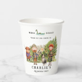 スコットランドをテーマにした誕生日パーティー 紙コップ (裏面)