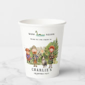 スコットランドをテーマにした誕生日パーティー 紙コップ (正面)