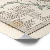 スコットランドアトラスの地図2 ポスター (角)