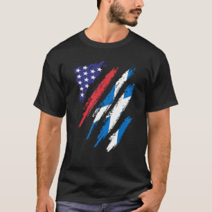 スコットランドアメリカ国旗USAパトリオ伝統 Tシャツ