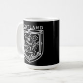 スコットランドインスパイア伝統クレスト コーヒーマグカップ (正面左)