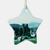 スコットランドインバーネスの城の芸術のスナップ38784のjGibney セラミックオーナメント (右)