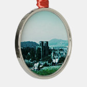 スコットランドインバーネスの城の芸術のスナップ38784のjGibney メタルオーナメント (右)