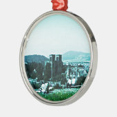 スコットランドインバーネスの城の芸術のスナップ38784のjGibney メタルオーナメント (左)