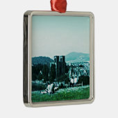 スコットランドインバーネスの城の芸術のスナップ38784のjGibney メタルオーナメント (右)