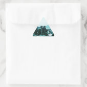 スコットランドインバーネスの城の芸術のスナップ38784のjGibney 三角形シール (バッグ)