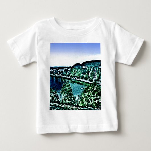 スコットランドインヴァネス建物ジギニーザミュージアムザズ ベビーTシャツ (正面)