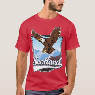 スコットランドイーグルの風景ベクトル Tシャツ