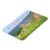 スコットランドウルクハートキャッスルビュー冷蔵庫用マグネット マグネット (左側)