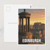 スコットランドエディンバラデュガルドスチュワートモニュメント ポストカード (正面/裏面)