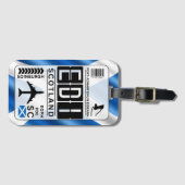 スコットランドエディンバララゲッジタグ ラゲッジタグ (正面横)