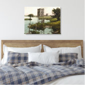 スコットランドキャッスルダグラス包まれたThreave Castle キャンバスプリント (インサイチュ (寝室))