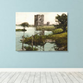 スコットランドキャッスルダグラス包まれたThreave Castle キャンバスプリント (インサイチュ (ウッドフロア))