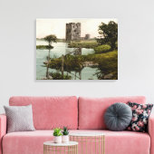 スコットランドキャッスルダグラス包まれたThreave Castle キャンバスプリント (インサイチュ (リビング))
