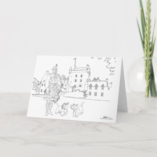 スコットランドキャドール城 カード (正面)