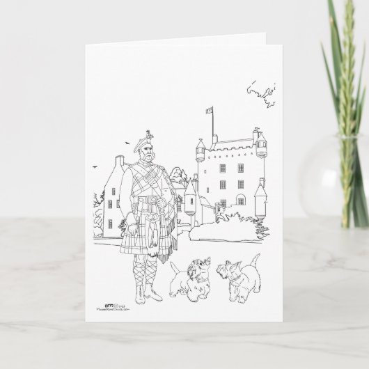 スコットランドキャドール城 カード (正面)