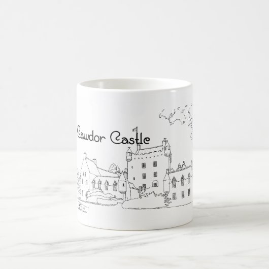 スコットランドキャドール城 コーヒーマグカップ (中央)