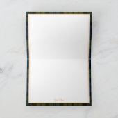 スコットランドキャンベル藩城折り畳みグリーティングカード カード (内部)