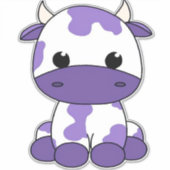 スコットランドクラシック高地牛Tシャツ シール (正面)