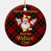 スコットランドクラムウォレスのクリスマスオーナメント セラミックオーナメント (裏面)