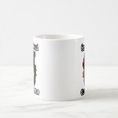 スコットランドクランカニンガムタータンチェックスコットランド コーヒーマグカップ (中央)