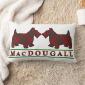 スコットランドクランドゥガルタータンチェックスコッチドッグ ランバークッション (ブランケット)