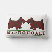 スコットランドクランドゥガルタータンチェックスコッチドッグ ランバークッション (裏面)