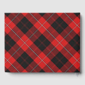 スコットランドクランドカニンガムタータンチェックプレイド結婚ズ ゲストブック (裏面)