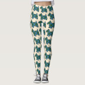 スコットランドクランドマクロドハリスタータンチェックスコッチドッグス レギンス (正面)