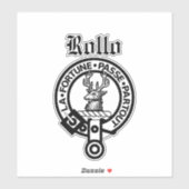 スコットランドクランドロクレストバッジ(大) シール (シート)