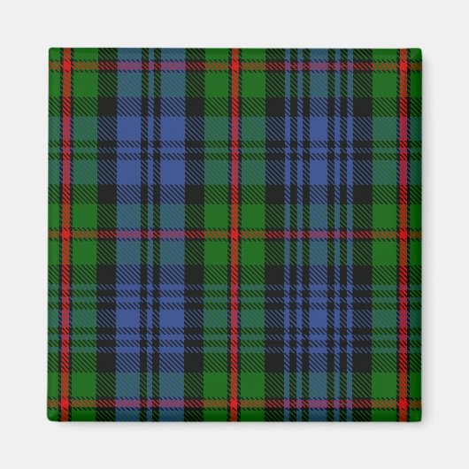 スコットランドクランプキンレータータンチェックプレイド マグネット (正面)