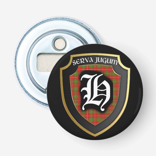 スコットランドクランプシーボトルオープナー 栓抜き (正面)