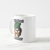 スコットランドクランプマッカーサータータンチェックスコットランド コーヒーマグカップ (正面左)