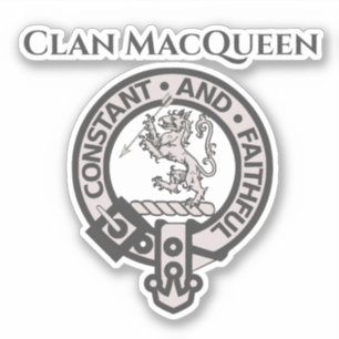 スコットランドクランMacQueenクレストバッジステッカー シール