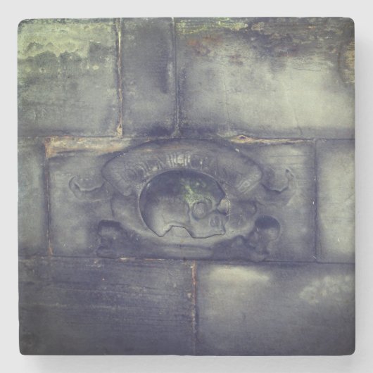 スコットランドクロスボーン ストーンコースター (正面)