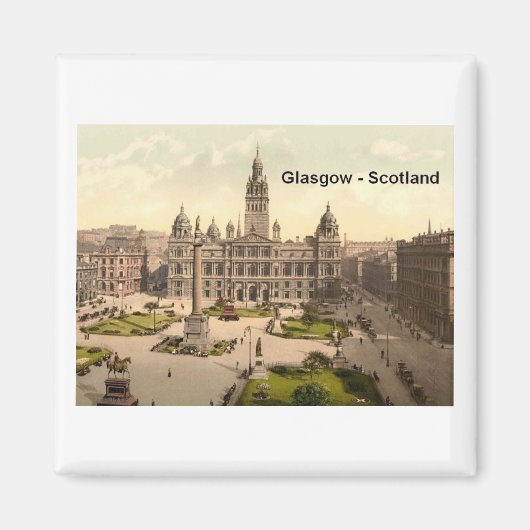 スコットランドグラスゴーGeorge Square (St.K.) マグネット (正面)