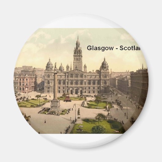 スコットランドグラスゴーGeorge Square (St.K.) マグネット (正面)