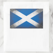スコットランドグランジ国旗 長方形シール (バッグ)