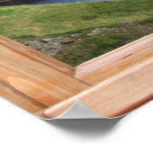 スコットランドコースト、空、海ビュー（窓から） ポスター (角)