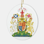 スコットランドコートオブアームズオーナメント セラミックオーナメント (左)