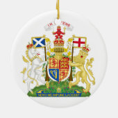 スコットランドコートオブアームズオーナメント セラミックオーナメント (裏面)