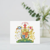 スコットランドコートオブアームズ ポストカード (スタンド正面)