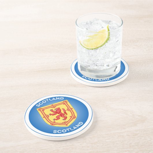 スコットランドコート（腕の円の形） コースター (側面)